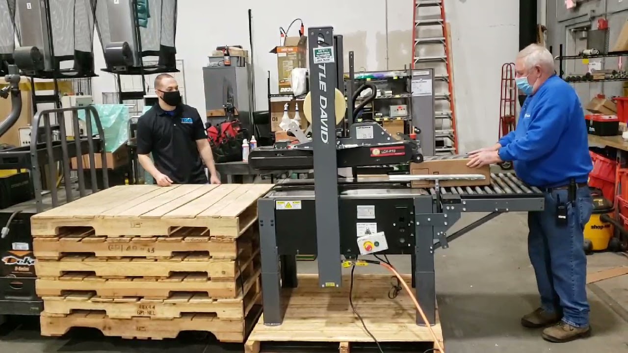 SIGMA Equipment Loveshaw Little David LDX RTB Random Case Sealer K2227