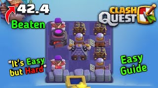 How To Beat 42.4th Level | Clash Quest How To Beat 42.4th Level | Clash Quest