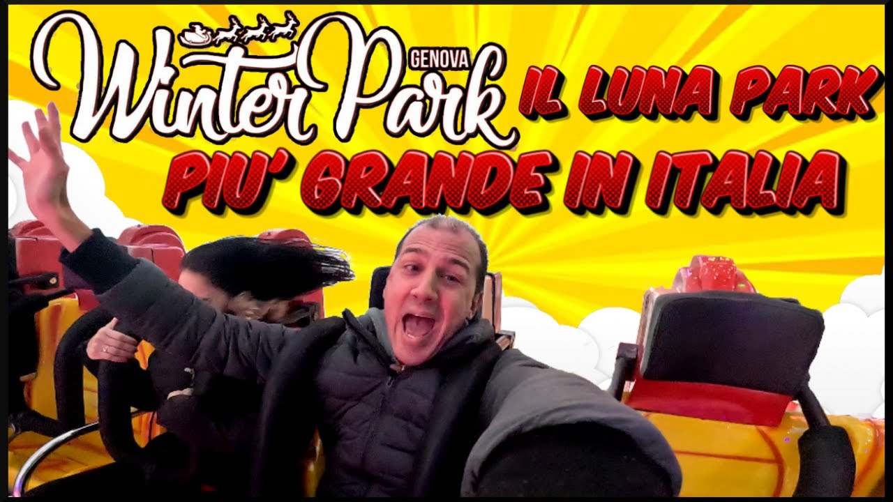 PROVO una EX ATTRAZIONE di GARDALAND al LUNA PARK DI GENOVA *WINTER PARK*