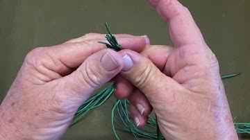 Making Cast Nets / Part 5 adding the Braille lines (Draw Strings)