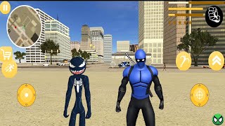 Venom Spider Stickman Rope Hero Gangstar in Vegas #4 Android Gameplay screenshot 5