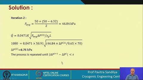 Lecture 86: Tutorial on piping in natural gas systems - II