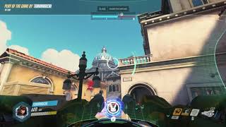 DVa team kill for Overwatch Play of the Game