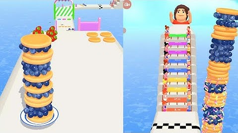 Pancake Run Gameplay Level 11 - 13 ( Android & IOS GamePlays )