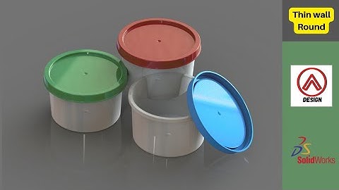 SOLIDWORKS tutorial for beginners - Food Container