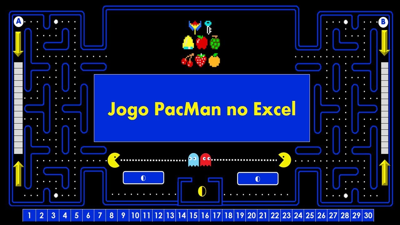 Jogo Pacman no Excel