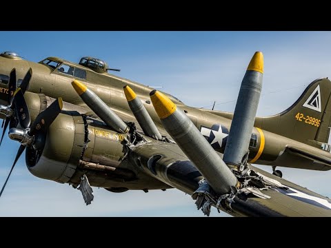 When 11 Shells Hit This B-17's Fuel Tank — Not a Single One Exploded