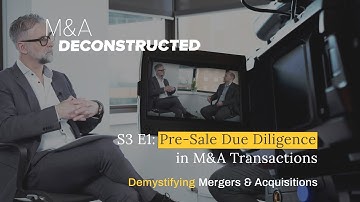 Pre-Sale Due Diligence in M&A transactions