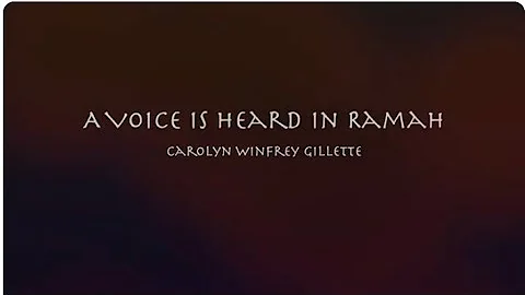 A Voice Was Heard In Ramah | #instrumental #lyrics