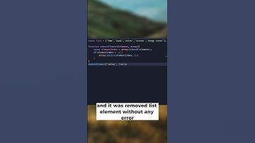 How to remove or delete element in javascript array #shorts #javascript DTR - Dream To Real
