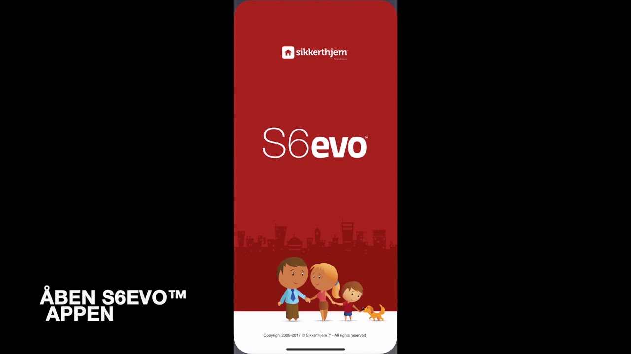 Opsætning af S6evo™ alarm fra SikkertHjem™