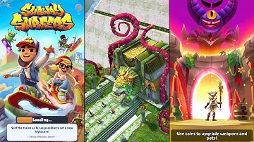 Subway Surfers Edinburgh Vs Temple Run 2 Blooming Sands Vs Blades of Brim - Endless Run Gameplay