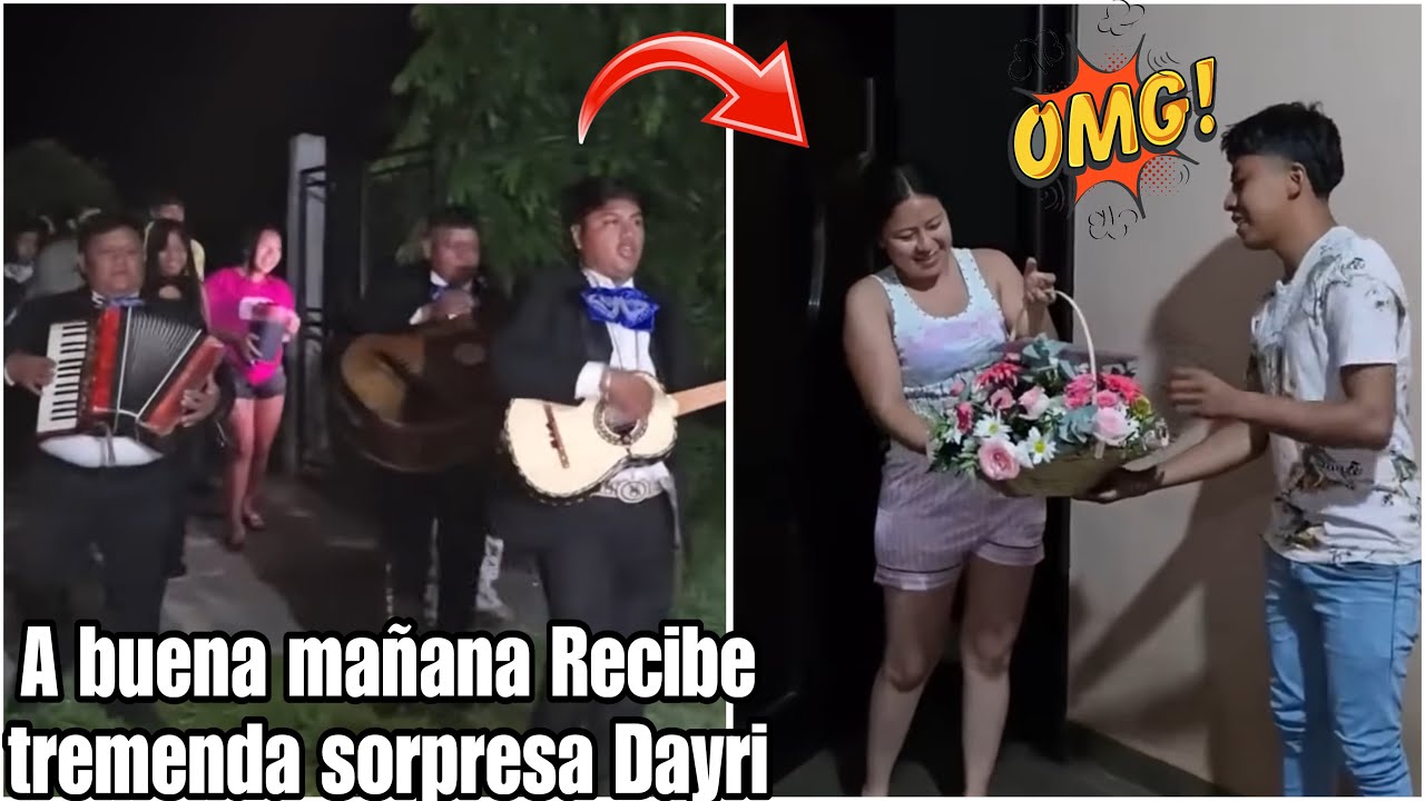 Tremenda serenata Recibe Dayri por su cumpleaños no creeras quien los envía 🥳