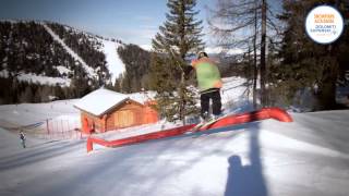 Dolomiti Super Freestyle - Visiting the Snowpark Alta Badia - 16.01.2013