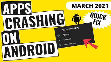 Apps CRASHING Android - How to Fix EASILY - (2 methods)