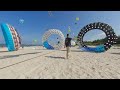 VR 360 Kite Festival International Leba Poland Baltic sea 180 3D 8K 3D footage