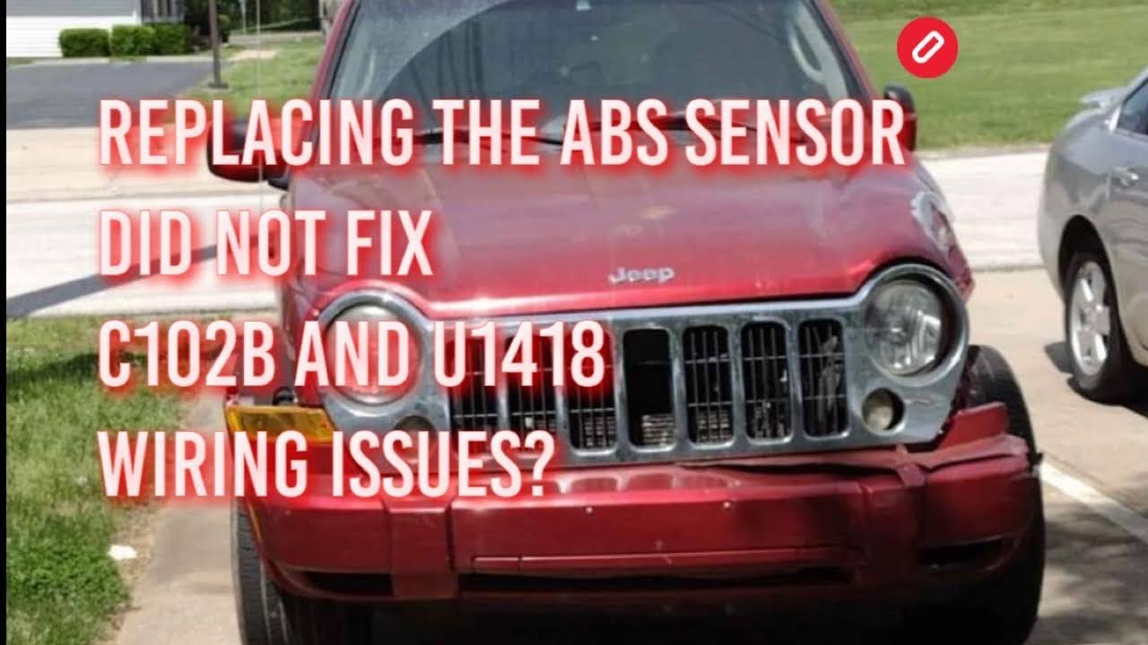 2006 Jeep Liberty JK ABS ESP BAS Traction Control Errors. Replacing the  Sensor did not fix the issue - YouTube