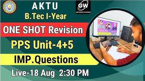 PPS I UNIT-4 and 5 I by Pragya Ma