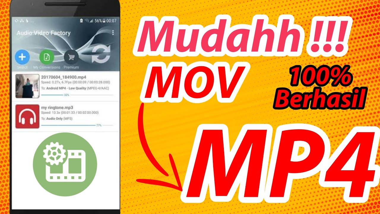 Cara Merubah Format MOV ke MP4 di Android - YouTube