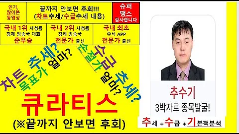 큐라티스(348080) 추수기(추수) 전문가 종목 분석