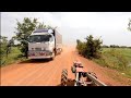 Using the Kubota RT 140 speed on gravel roads travels fast