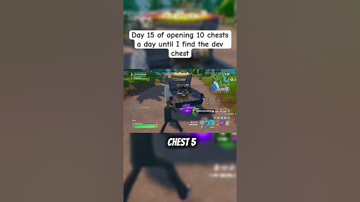 Day 14 of opening 10 chests a day until I find the dev chest #fortnite
