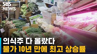 의식주 다 올랐다…소비자물가 10년 만에 최고 상승률 / SBS