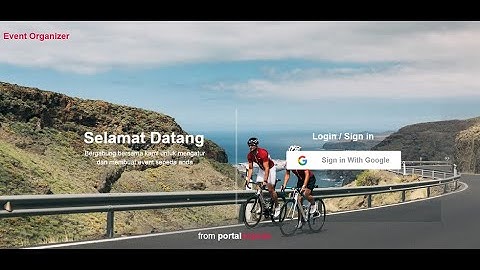 "AGENDAGOWES", Sistem Registrasi Event Online PortalSepeda