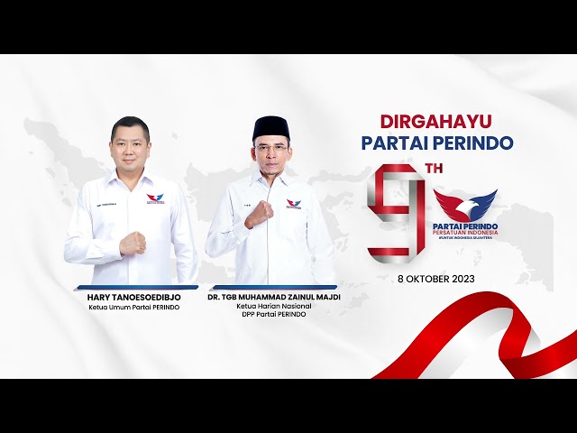 9 Tahun Partai Perindo Berjuang Untuk Indonesia Sejahtera 🇲🇨 class=
