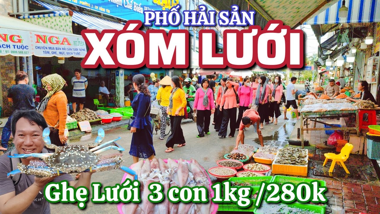 Phố Hải Sản Xóm Lưới - Ghẹ Lưới 3 Con 1 Kg/280k.