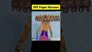 Diy Paper Ravana #dusheraspecial#dusherradiy#paperravanmaking#ravandahanathome