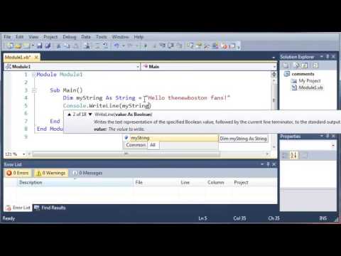 Visual Basic Tutorial   8   Variables   YouTube