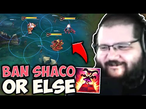 THIS IS WHY PINKWARD'S SHACO IS PERMA-BANNED!! - Shaco Top Gameplay