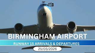 Birmingham Airport LIVE 25May26 #aviation #airport #live
