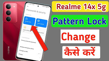 How to change pattern lock in Realme 14x 5g | Screen lock | Realme 14x me password kaise change kare