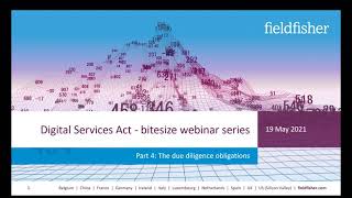 DSA bite-size session 4 - Due diligence obligations