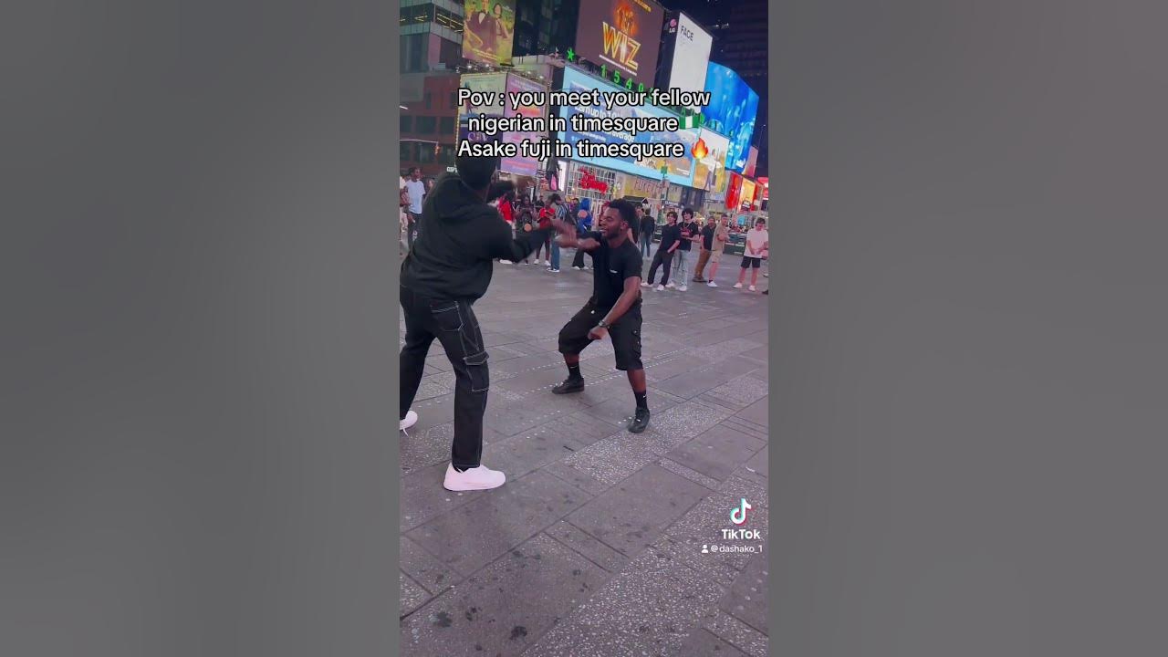 Asake fuji vibes 🔥 timesquare. #youtubeshorts #asakefuji #shortvideo #trending #nigeria #viral