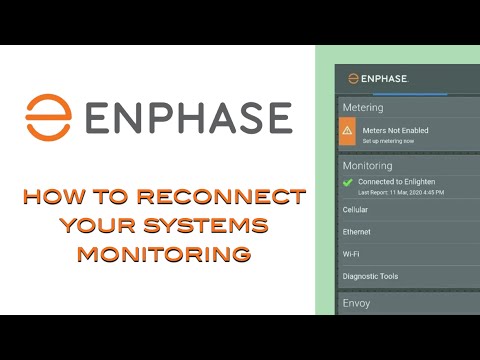 How to reconnect your Enphase monitoring