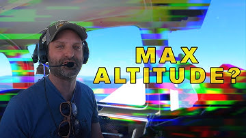 How high will my small airplane fly? Problem encountered