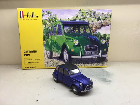 Heller 56765 Starter Kit Citroën 2 CV 1:24 - Maquette