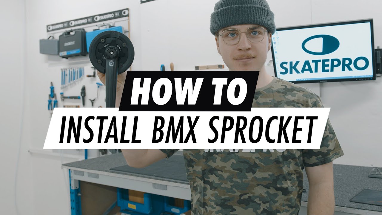 How to Mount a BMX Sprocket Onto Your Cranks | SkatePro