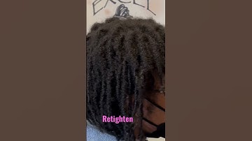 Retighten #sisterlocks #retightening #microlocs #dreadlocks #dreads