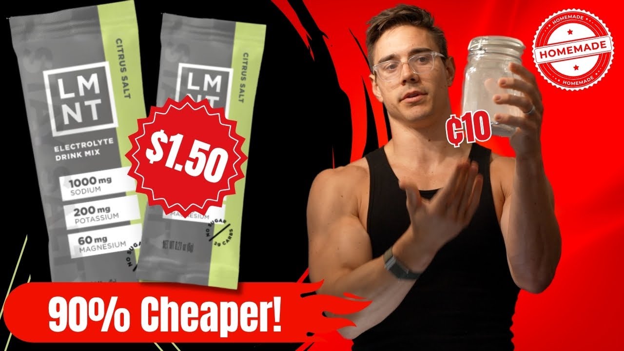 How to make LMNT electrolyte drink at home for less than $.10 per serving