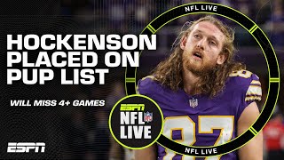 T.J. Hockenson to miss at least 4 games on Vikings PUP list 👀 Spread his touches around! - McFarland