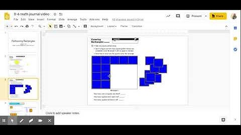 8-6 math journal video - Google Slides