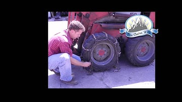 How to Install Skid Loader Tire Chains