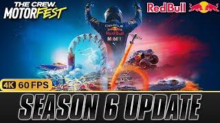 The Crew Motorfest - SEASON 6 UPDATE | RED BULL SEASON | RED BULL CARS, RED BULL PLAYLIST & MORE