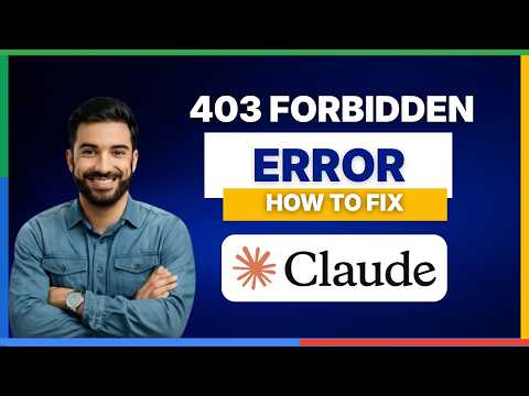How to fix Claude Code 403 forbidden error[FULL GUIDE]