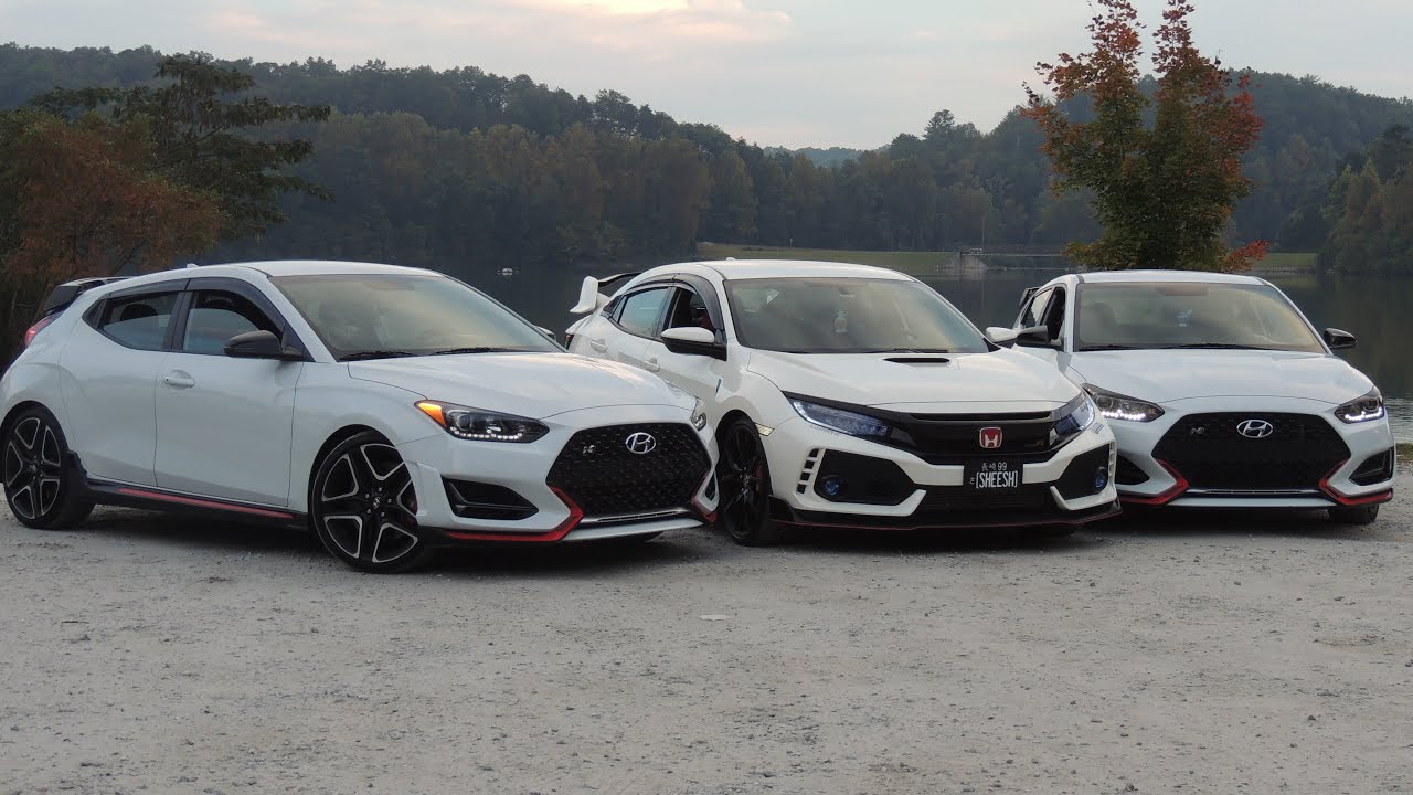Veloster Type R Veloster N and Civic Type R - Suches Loop, GA - YouTube