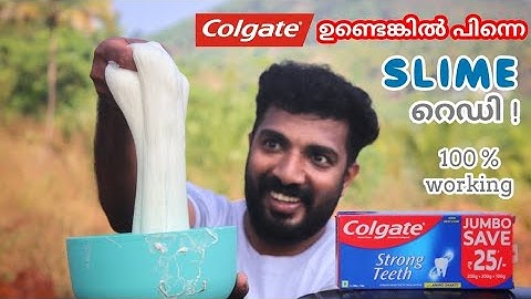 How to make Slime at home |SLIME ഉണ്ടാക്കാൻ വളരെ സിംപിൾ !😉Masterpiece